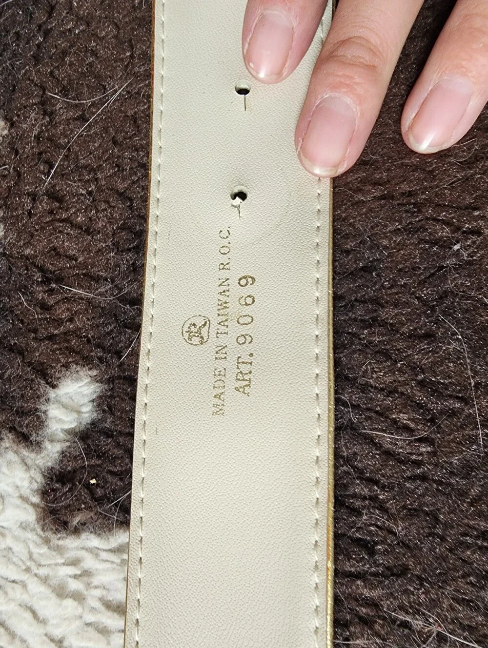 WOMEN'S 80'S WIDE BELT - GOLD